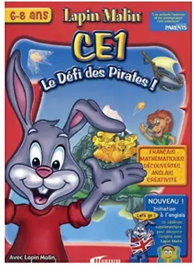 Couverture du produit · Lapin malin CE1 : Le défi des pirates - Français, mathématiques, découvertes, anglais, créativité / Initiation à l'anglais