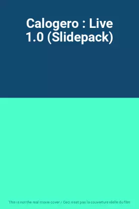 Couverture du produit · Calogero : Live 1.0 (Slidepack)