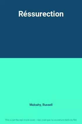 Couverture du produit · Réssurection