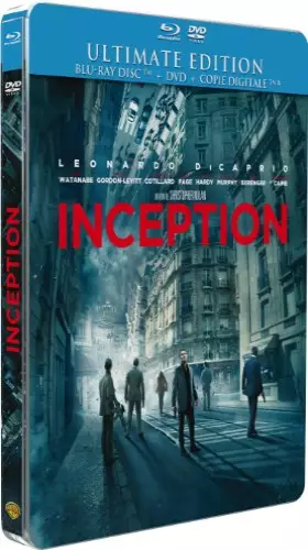Couverture du produit · Inception [Ultimate Edition boîtier SteelBook-Combo Blu-Ray + DVD]