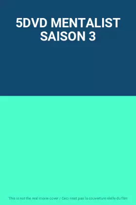 Couverture du produit · 5DVD MENTALIST SAISON 3