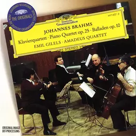 Couverture du produit · Klavierquartett = Piano Quartet Op. 25 • Balladen Op. 10