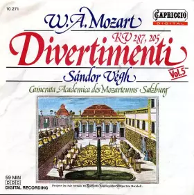 Couverture du produit · Divertimenti Vol. 5 KV 287, 205