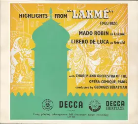 Couverture du produit · Highlights From Lakmé