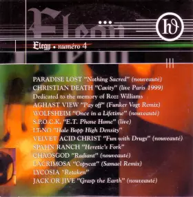 Couverture du produit · Elegy - Numéro 4