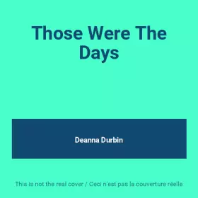 Couverture du produit · Those Were The Days
