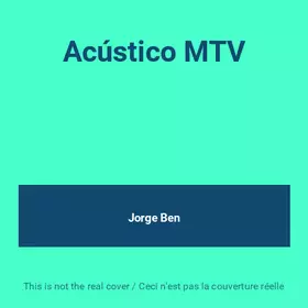 Couverture du produit · Acústico MTV