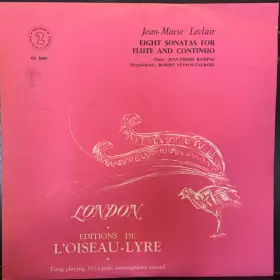 Couverture du produit · Eight Sonatas For Flute And Continuo - Record 2