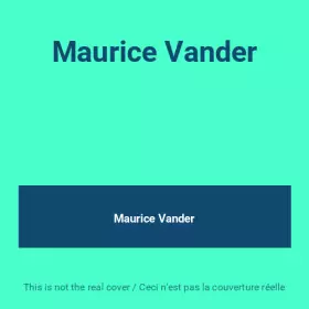 Couverture du produit · Maurice Vander