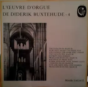 Couverture du produit · L'Oeuvre d'Orgue De Diderik Buxtehude - 4