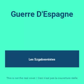 Couverture du produit · Guerre D'Espagne