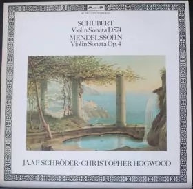 Couverture du produit · Violin Sonata D.574 / Violin Sonata Op.4