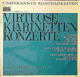 Couverture du produit · Virtuose Klarinettenkonzerte