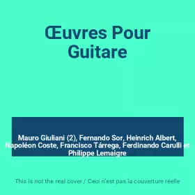 Couverture du produit · Œuvres Pour Guitare