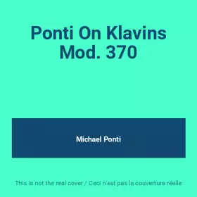 Couverture du produit · Ponti On Klavins Mod. 370
