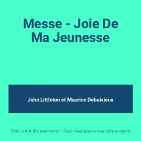 Couverture du produit · Messe - Joie De Ma Jeunesse