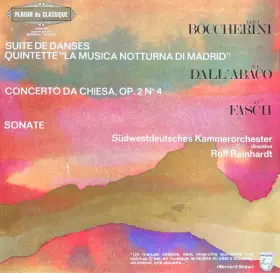 Couverture du produit · Boccherini - Dall'Abaco - Fasch