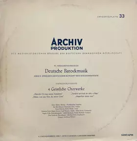 Couverture du produit · Deutsche Barockmusik, Geistliche Chorwerke