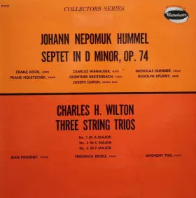 Couverture du produit · Septet In D Minor, Op. 74 • Three String Trios 