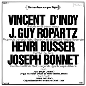 Couverture du produit · Musique Française Pour Orgue (Volume 1)