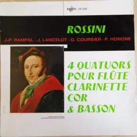 Couverture du produit · 4 Quatuors Pour Flûte Clarinette Cor & Basson