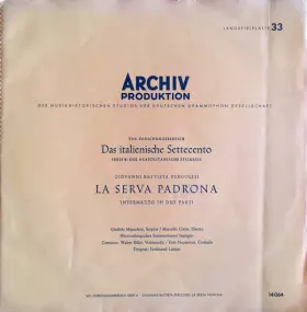 Couverture du produit · La Serva Padrona