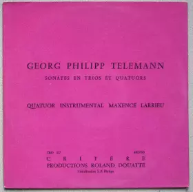 Couverture du produit · Sonates En Trios Et Quatuors