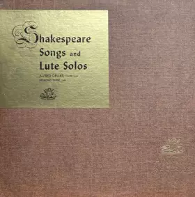 Couverture du produit · Shakespeare Songs And Lute Solos