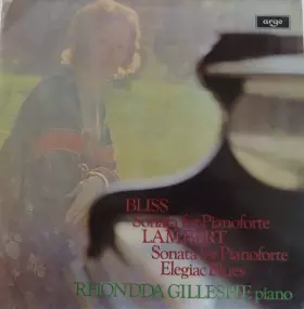 Couverture du produit · BLISS: Sonata for Piano / LAMBERT: Elegiac Blues