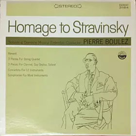 Couverture du produit · Homage To Stravinsky