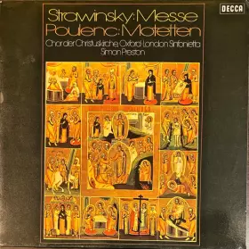 Couverture du produit · Strawinsky Messe / Poulenc: Motetten
