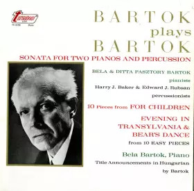 Couverture du produit · Bartok Plays Bartok