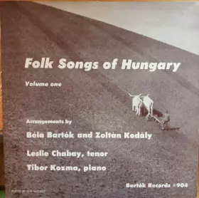 Couverture du produit · Folk Songs Of Hungary, Volume One 