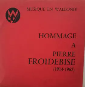 Couverture du produit · Hommage A Pierre Froidebise