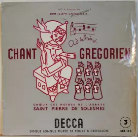 Couverture du produit · Chant Grégorien