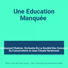 Couverture du produit · Une Education Manquée 