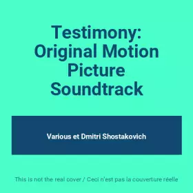 Couverture du produit · Testimony: Original Motion Picture Soundtrack