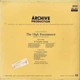 Couverture du produit · 10 Teutsche Gesang / 7 Teutsche Lieder