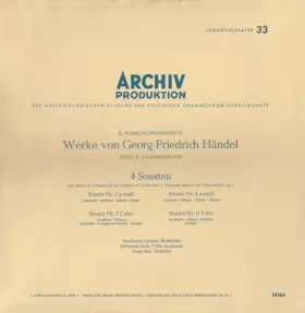 Couverture du produit · 4 Sonaten