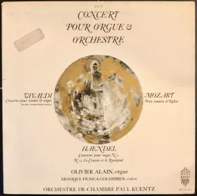 Couverture du produit · Concert Pour Orgue & Orchestre