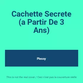 Couverture du produit · Cachette Secrete (a Partir De 3 Ans)