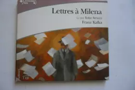 Couverture du produit · Lettres à Milena (CD audio)