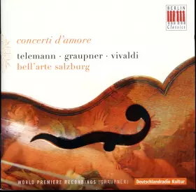 Couverture du produit · Concerti D'amore Telemann Graupner Vivaldi