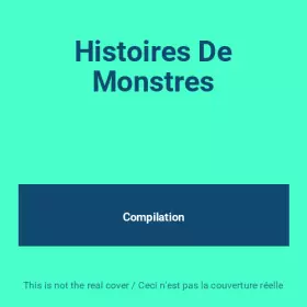 Couverture du produit · Histoires De Monstres