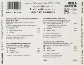 Couverture du produit · Große Konzerte = Les Grands Concertos = Important Concertos