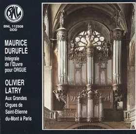 Couverture du produit · Integrale De L'Oeuvre pour Orgue