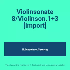 Couverture du produit · Violinsonate 8/Violinson.1+3 [Import]