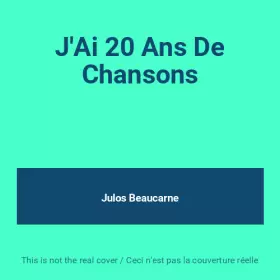 Couverture du produit · J'Ai 20 Ans De Chansons