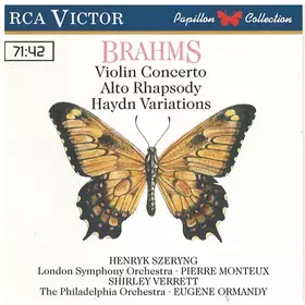 Couverture du produit · Brahms, Violin Concerto, Alto Rhapsody - Haydn, Variations