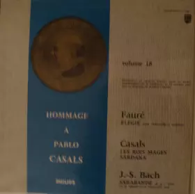 Couverture du produit · Hommage A Pablo Casals - Volume 18